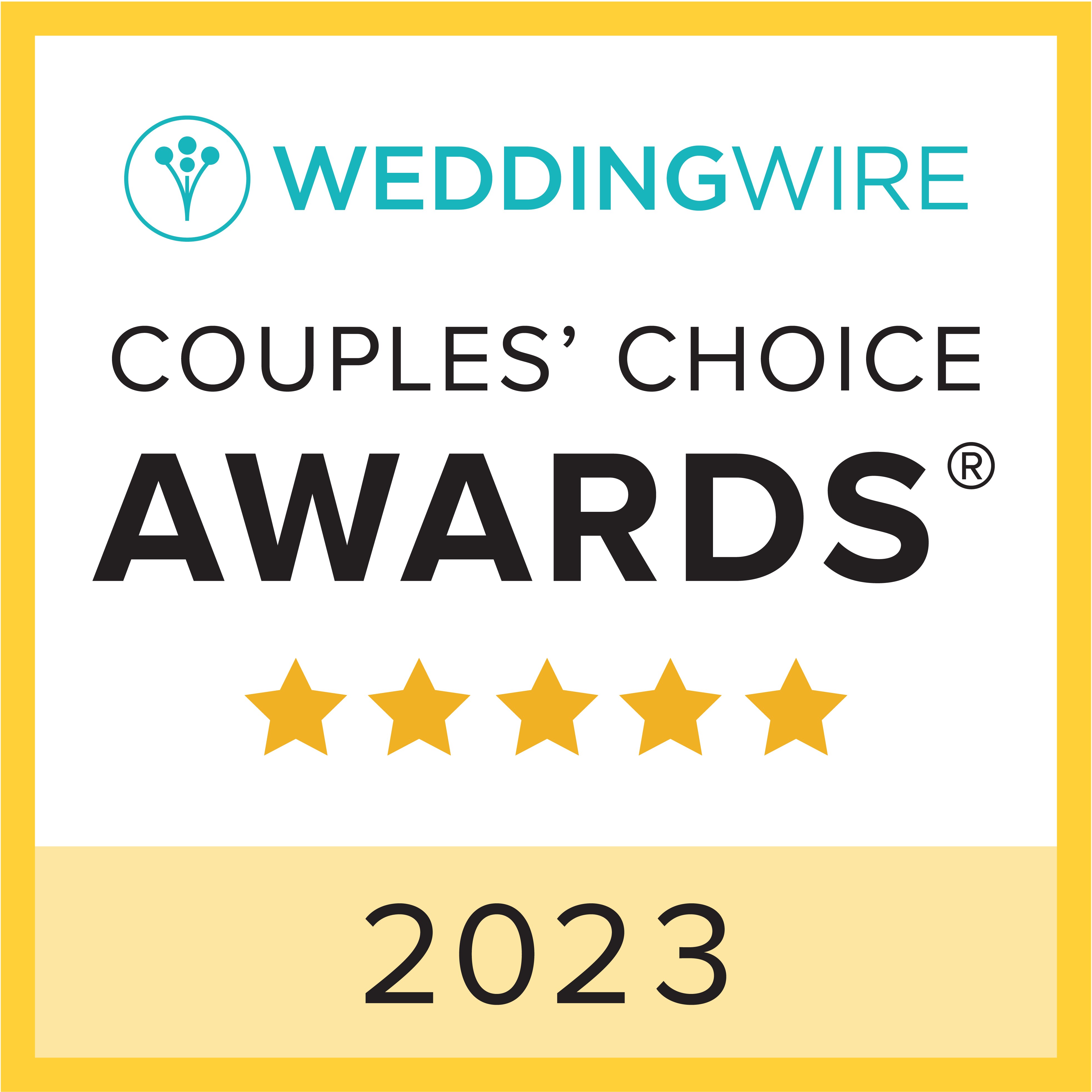 Weddingwire 2023 Couple Choice